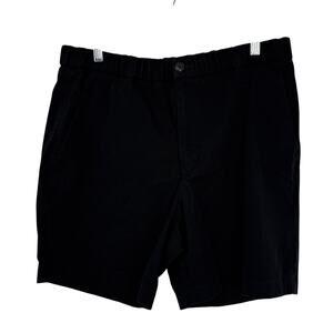 Everlane Men Pull On Performance Chino Shorts Slim Stretch size Large Black 7"
